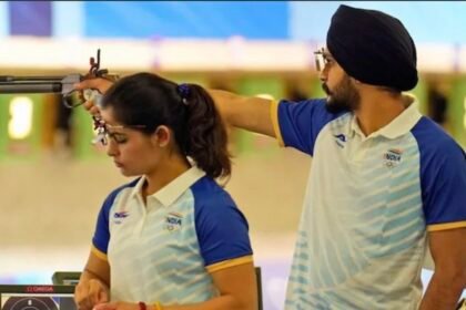 Manu Bhaker and Sarabjot Singh